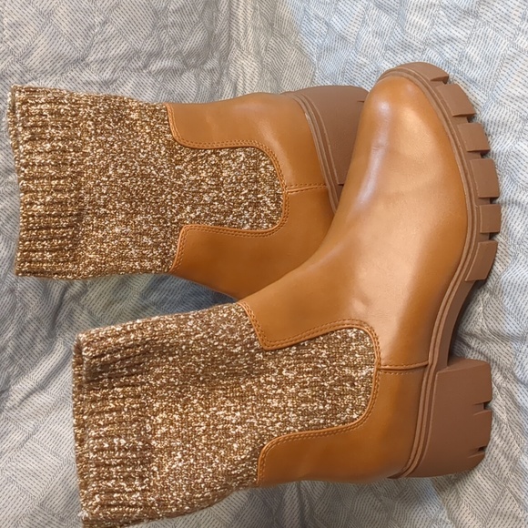 Universal Thread Stylish Tan Ankle Boots for Women - Picture 13 of 16